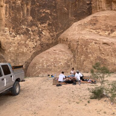 Lunch in the desert