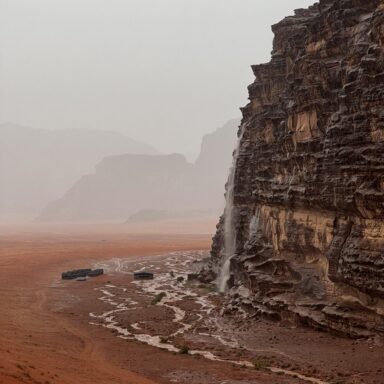 The hill near the village
